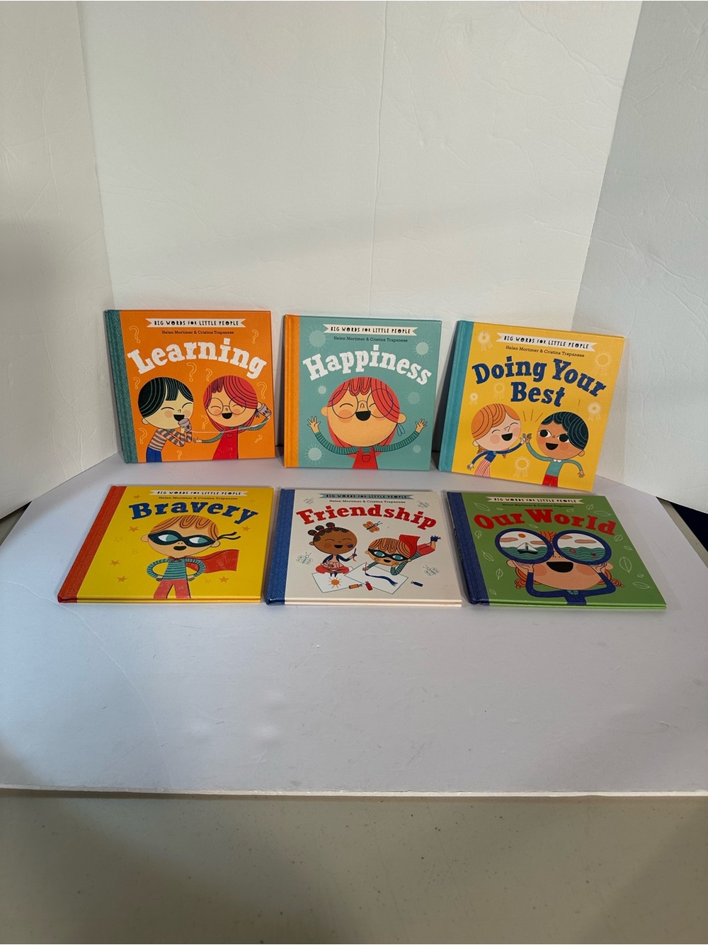 Big Words for Little People Lot Of 6 Books Learning Our World Bravery Happiness
